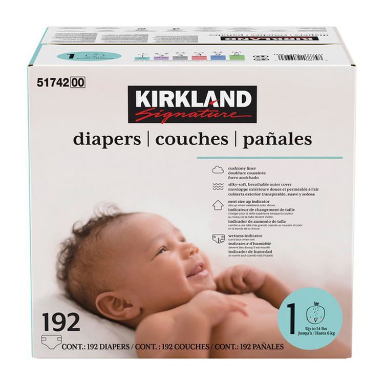 KS Diapers Sz 1 192ct nq